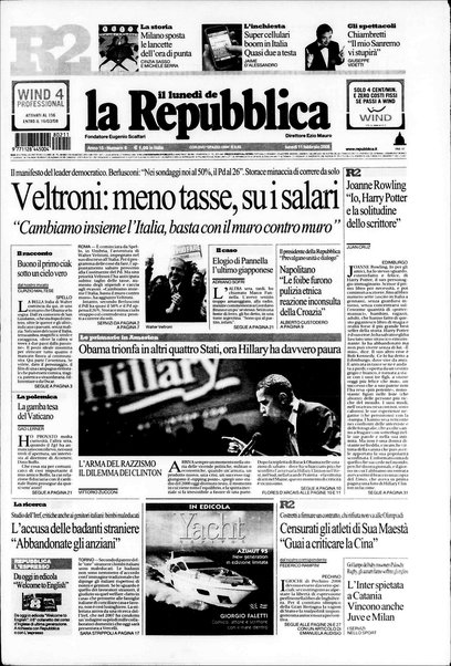 Il lunedì de La repubblica